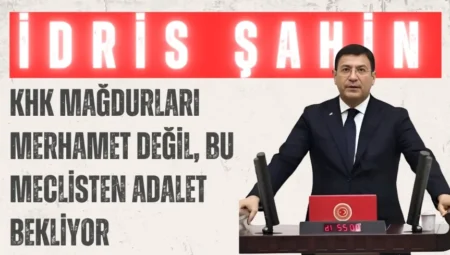 DEVA Partili İdris Şahin: “KHK mağdurları merhamet değil, bu Meclisten adalet bekliyor”